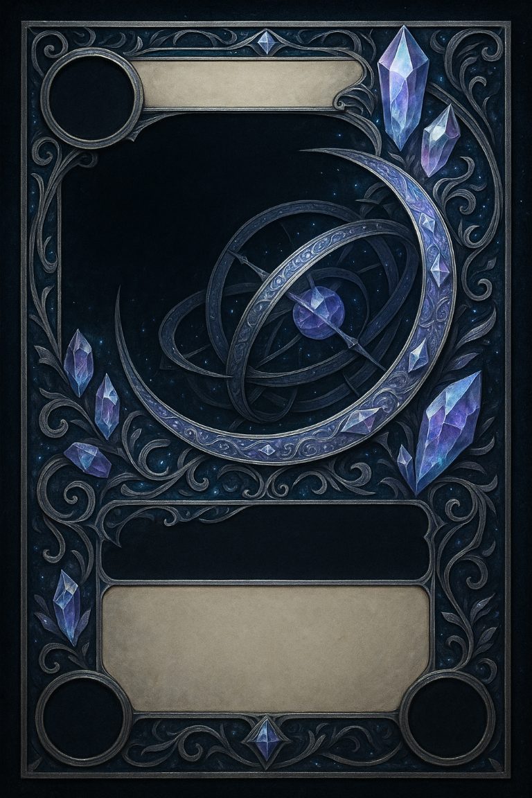AI-generated Starforge card frame